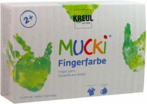 Adventskalender Kleinkinder - Mucki Fingerfarbe für Kinder ab 2 Jahren